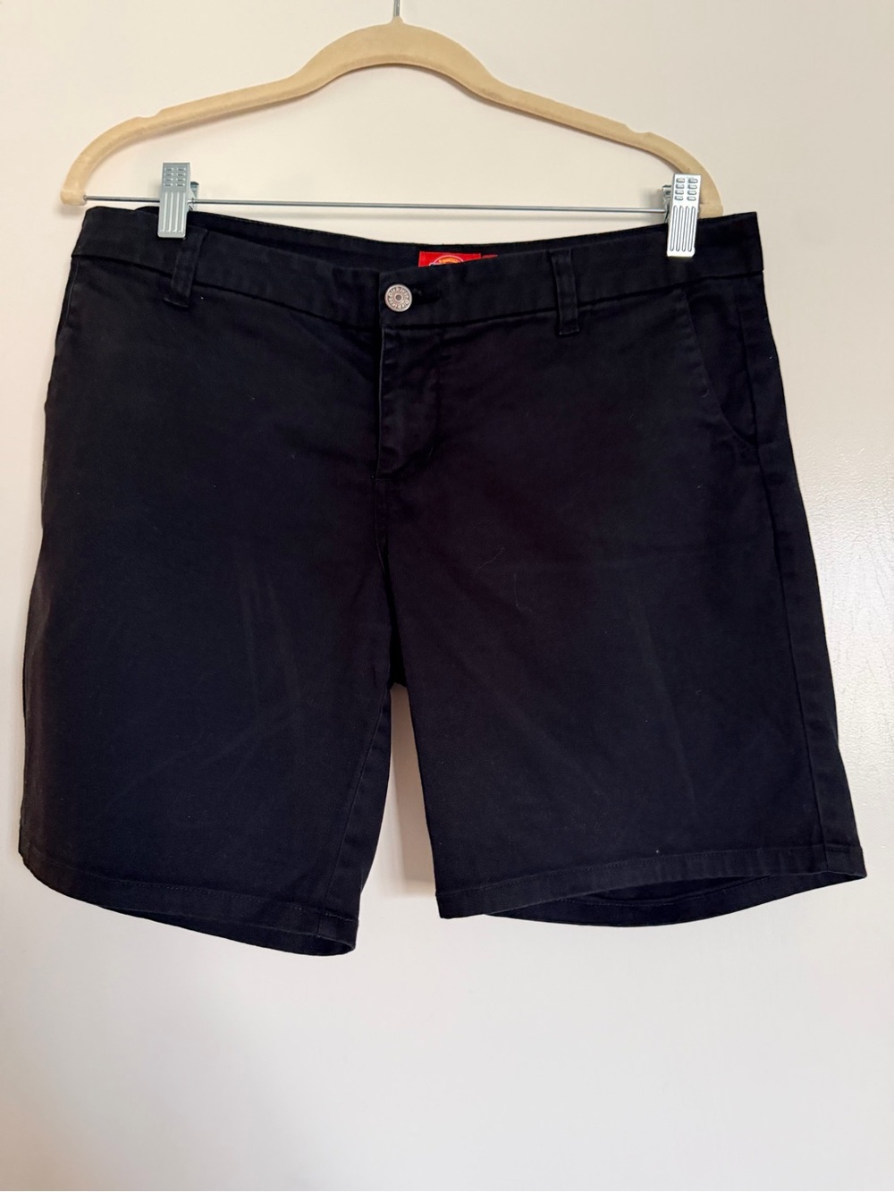 Dickies Black Shorts Juniors Size 13 Chino Workwear Casual EUC